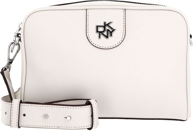 DKNY Schoudertas Carol Saff Crossbody Bag Pebble Crème