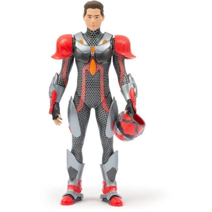Articuleerbaar figuur - GORMITI - Scion met pantser Model Vuur - 27 cm - Vanaf 4 jaar - GRV034