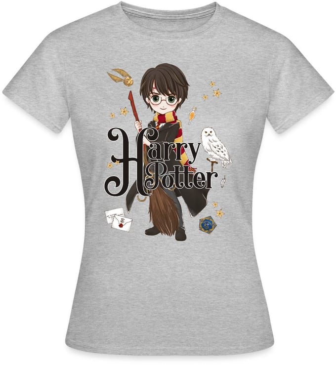 Harry Potter Onderdelen T-Shirt Dames