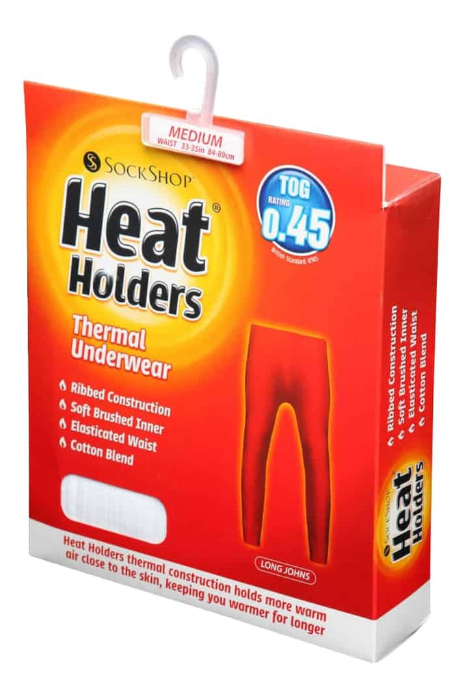 Heat Holders - Thermisch ondergoed voor heren Lange onderbroek - Wit