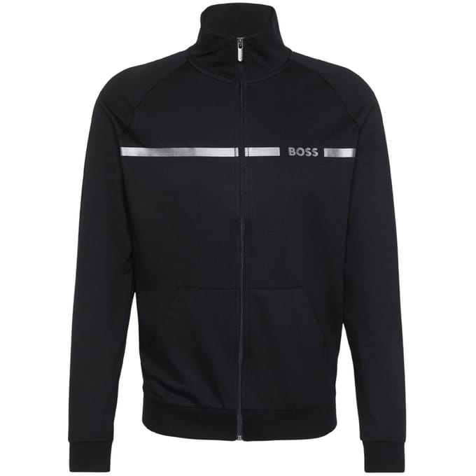 Boss Authentiek trainingsjack voor heren (Zwart)