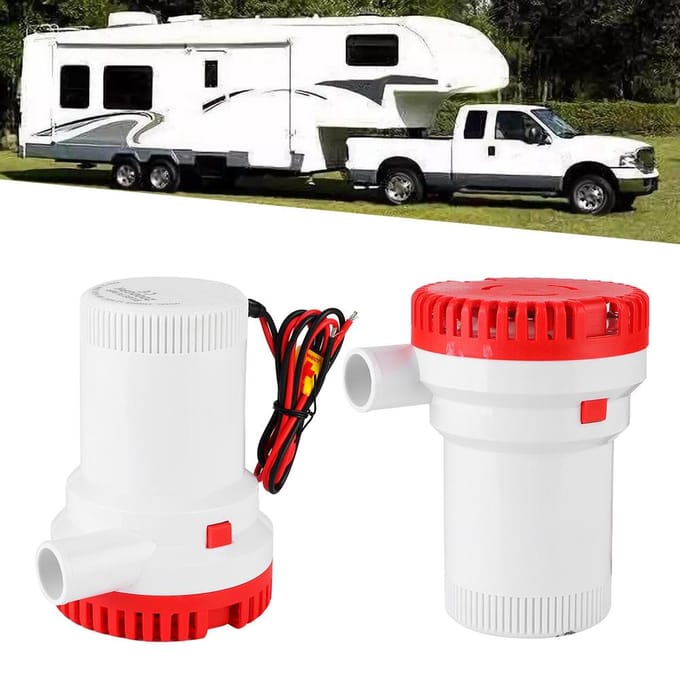 2000GPH DC Onderwater Bilgepomp Marine Boot Accessoire SFBP1G20000112V white