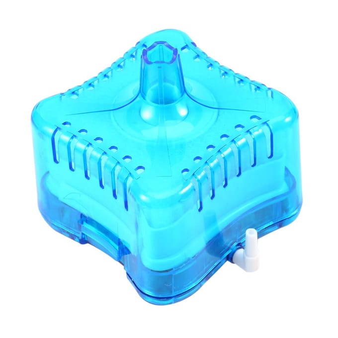 Aquarium Mini Vistentank Pneumatisch Biochemisch Actief Koolfilter (Blauw) blue