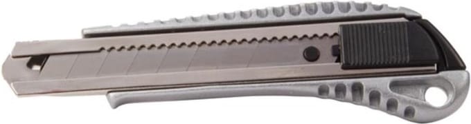 Toolland Afbreekmes/hobbymes, aluminiuim, 18 mm