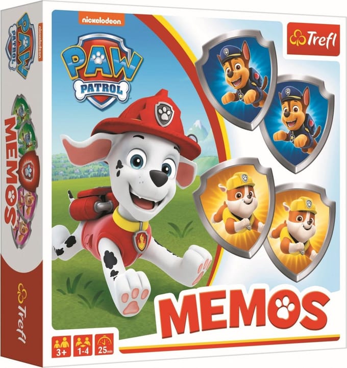 Paw Patrol memo 3+