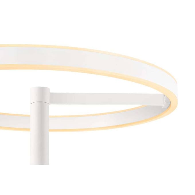 SLV LED vloerlamp One Straight, wit, 2700/3000 K