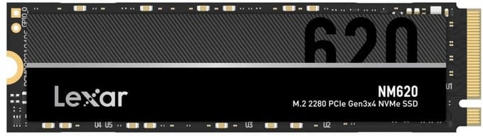 Lexar NM620 - Interne SSD - PCIe Gen3x4 - NVMe M.2 2280 - 512 GB