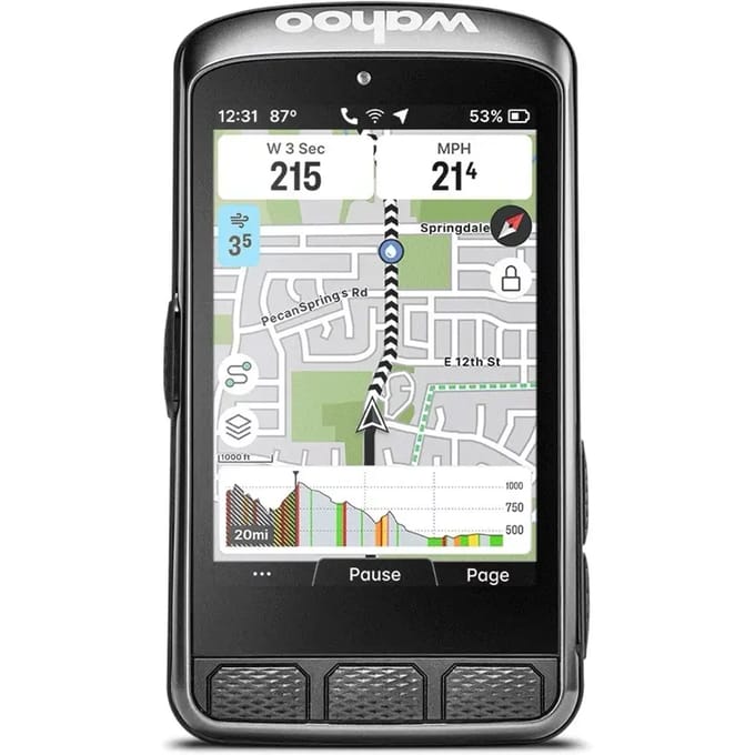 Wahoo ELEMNT ACE – Fietscomputer – GPS Navigatie – Touchscreen – Waterdicht (IPX7)