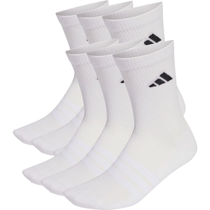 Adidas Performance Gevoerde Sokken 6 Paar - Unisex - Wit