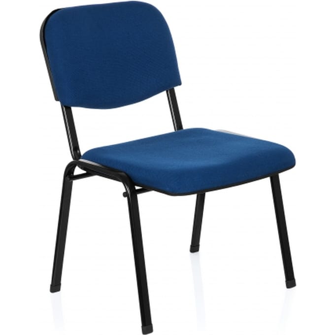 hjh OFFICE XT 600 XL - Vergaderstoel / bezoekerstoel - Blauw - Stof