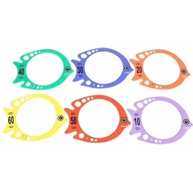 Set van 6 duikvissen Softee