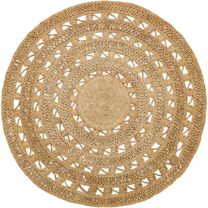 Vloerkleed Malvolio rond jute | Conceptum Hypnosis