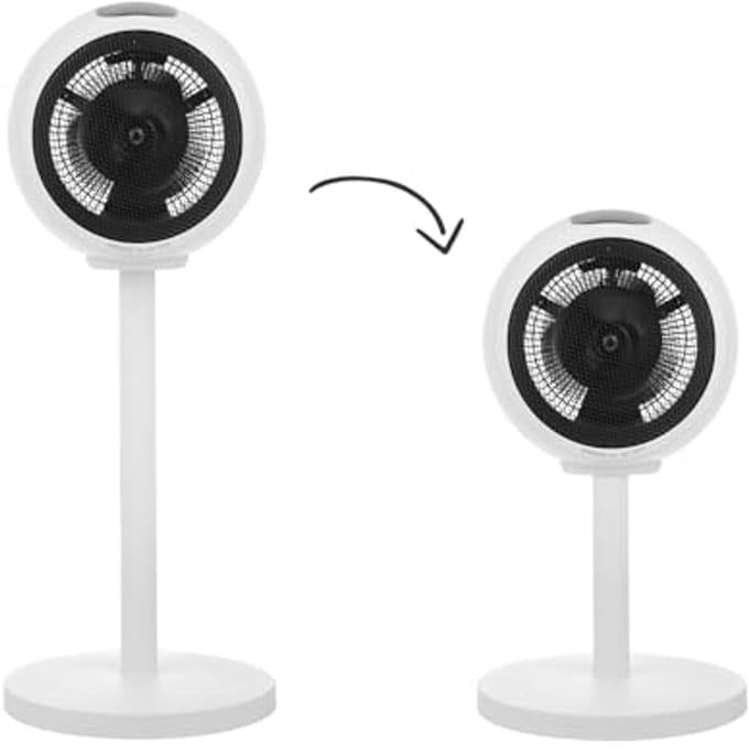 2-in-1 Digitale Ventilator Kachel - Verwarmer en Ventilator met Timer - Wit