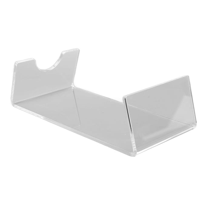 YX009 Acryl Lichtzwaard Display Stand Zwaardstandaard met Antislipmat voor Lichtzwaard Handvat Dolk Piccolo white