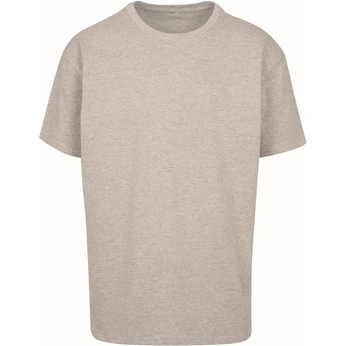 Build Your Brand - Heavy Oversized T-Shirt - Grey maat L
