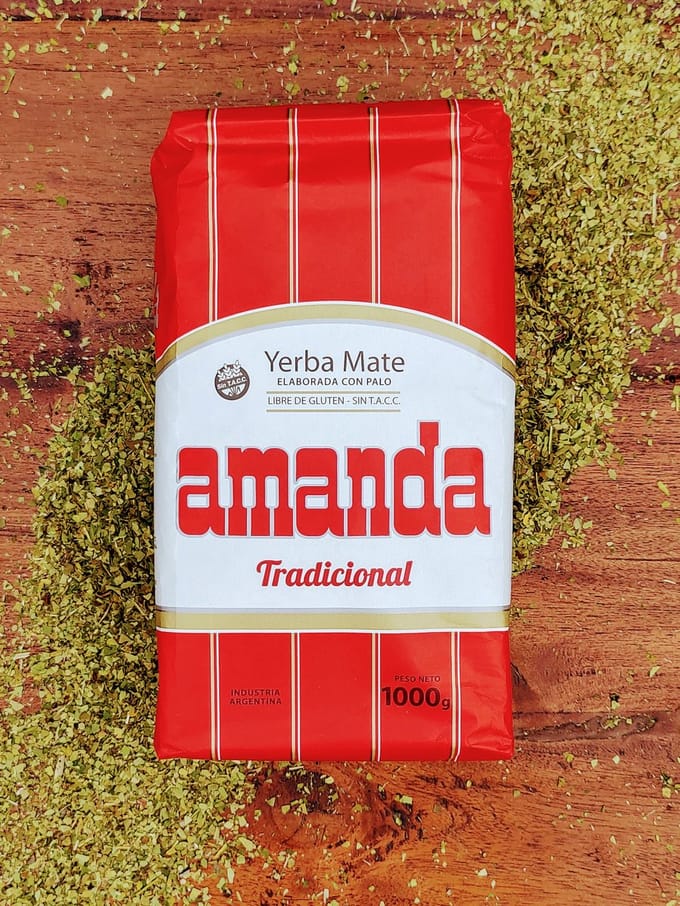 Yerba Mate Amanda Tradicional - Elaborada - 1kg -