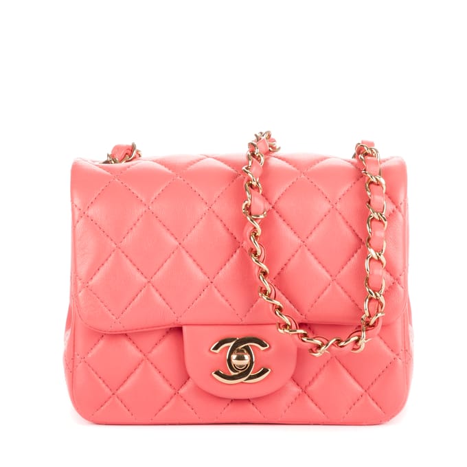 Mini Square Classic Single Flap  Schoudertas