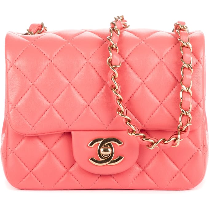 Mini Square Classic Single Flap  Schoudertas