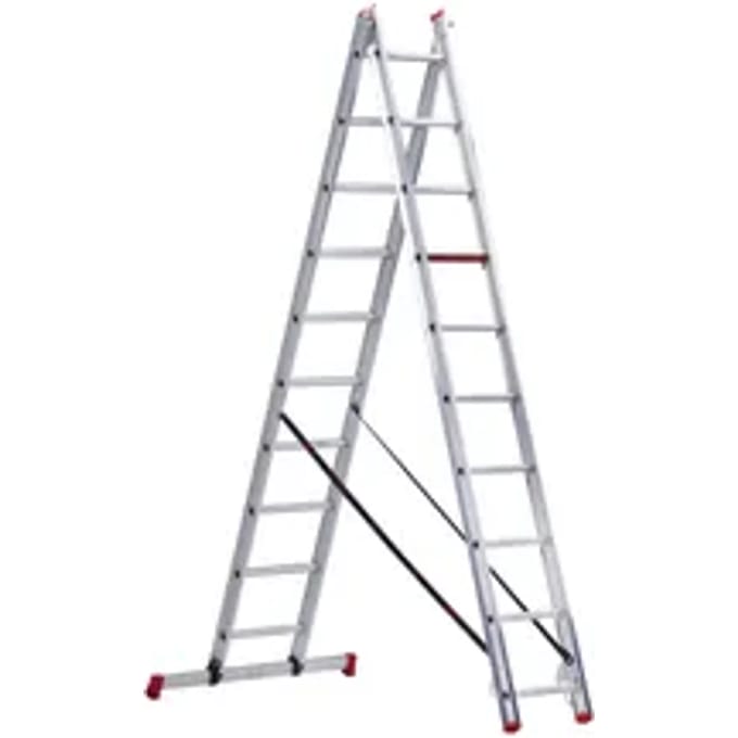 Altrex Reformladder All Round - 2x10 Treden - Metaal - 5,5m Werkhoogte