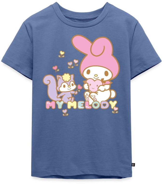 My Melody Plukt Hartbloemen Met Risu Premium T Shirt Kinderen