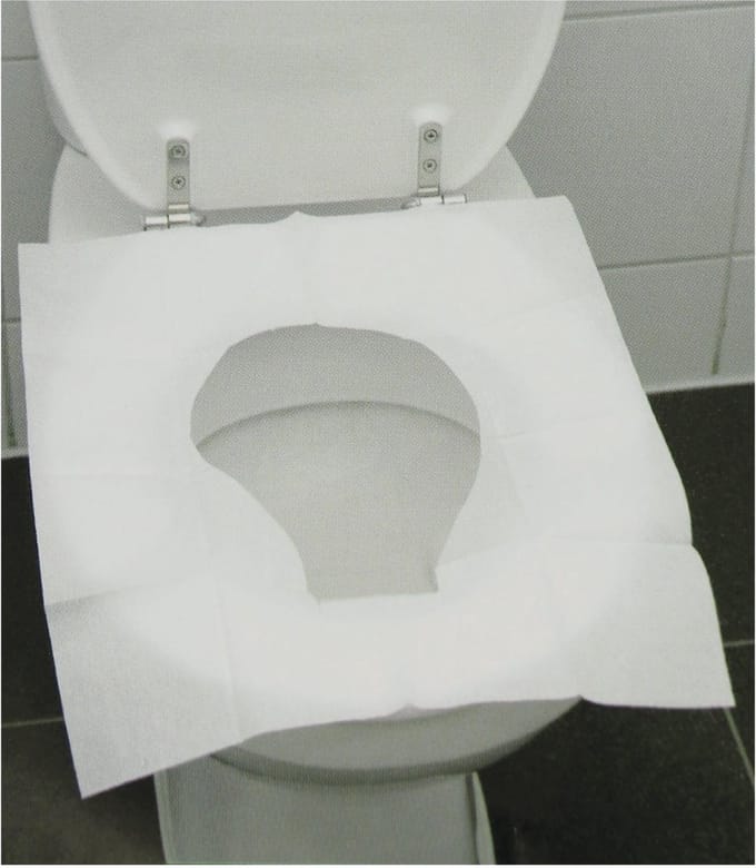 Toiletbril dekje doos van 10 stuks