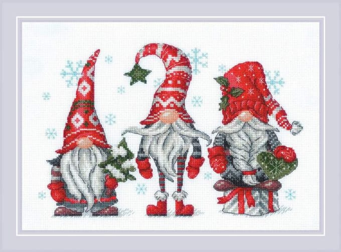 RIOLIS Gnomes borduren (pakket) 2171