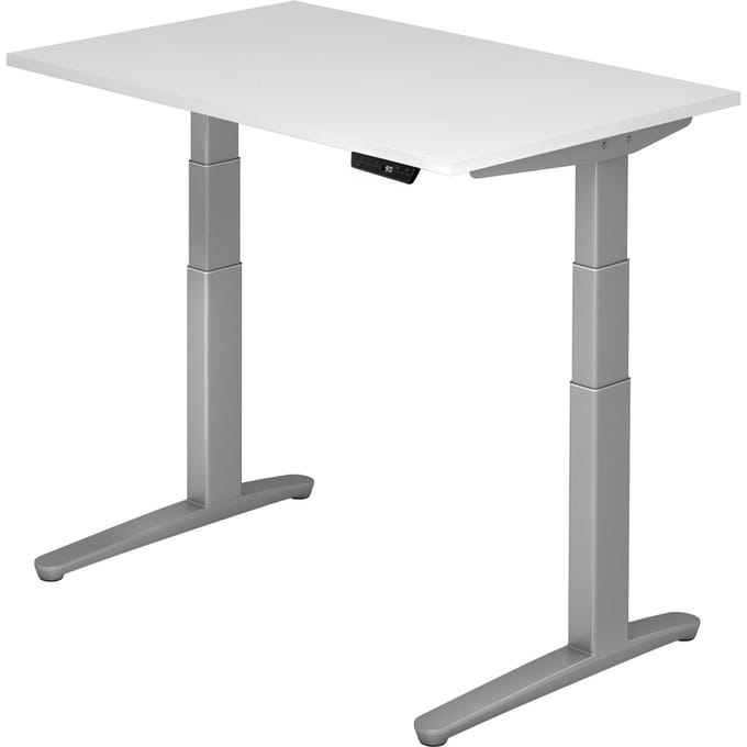 XBHM 12 SS | Bureau - Wit 120x80 Tafelhoogte I Elektrisch in hoogte verstelbaar
