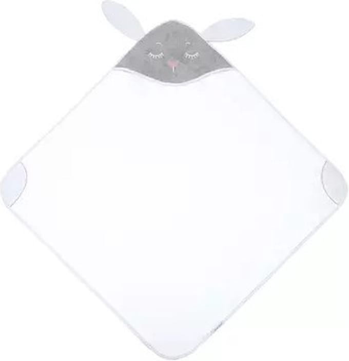 Canpol Babies baby handdoek 100x100cm, 100% katoen, konijn Grijs