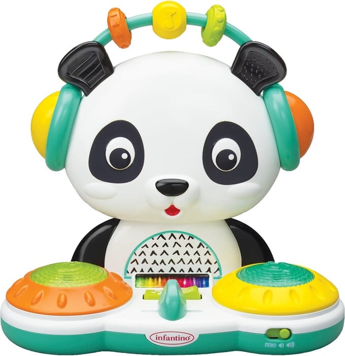 Infantino Sensory Spin & Slide DJ Panda Speelgoed BK-212017