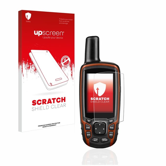 upscreen - Screenprotector voor Garmin GPSMAP 64s - Folie Beschermfolie transparant