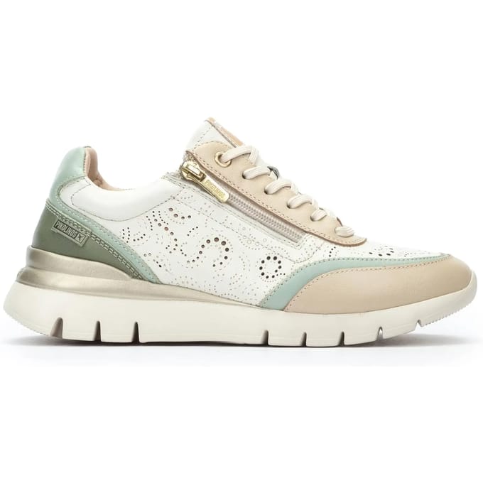 Pikolinos Cantabria dames sneaker - Ecru - Maat 42
