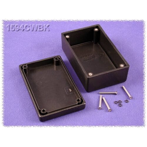 Hammond Electronics 1594CWBK Universele behuizing 105 x 66 x 45 ABS Zwart 1 stuk(s)
