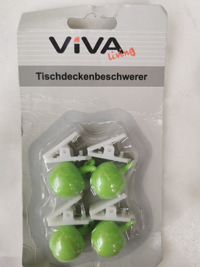 Tafelkleedgewichtjes Appel 4stuks