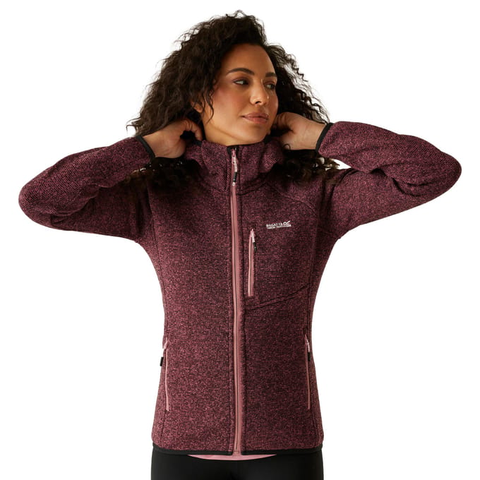 Regatta Dames Newhill Gevoerde Hoodie (Stofroze)