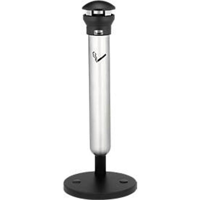 Rubbermaid staande asbak Infinity, metaal, met binnenemmer van 4,9 l, voor buiten