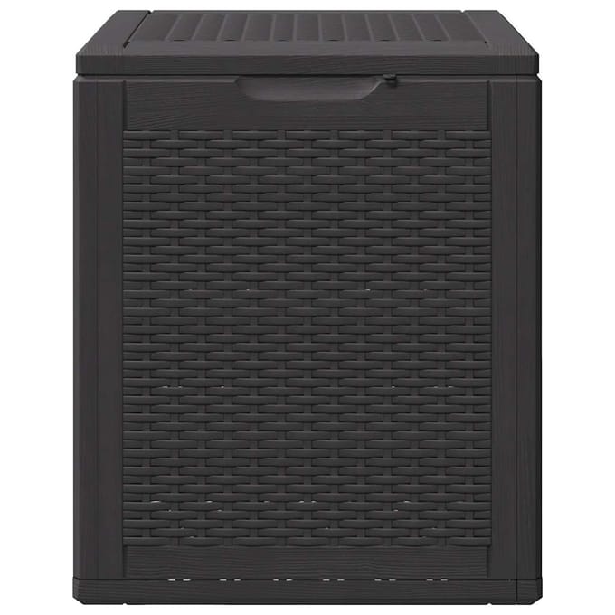 vidaXL - Tuinbox - 90 - L - PP - rattan - zwart