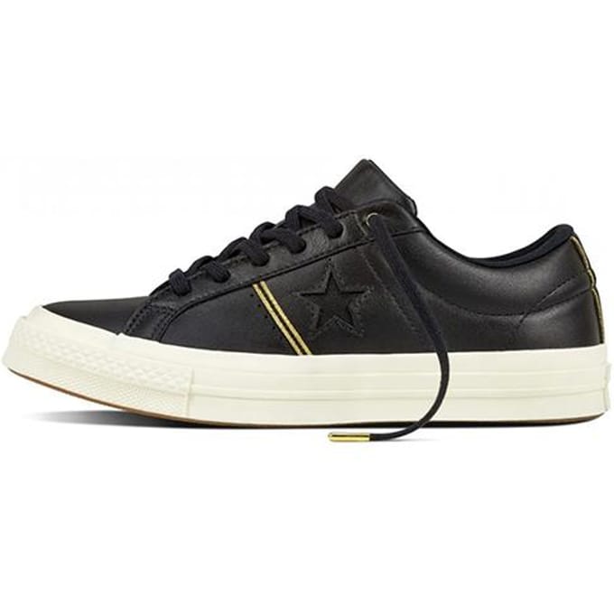 Chaussures Converse One Star Ox 'Noir/Blanc' Cuir 159701C 36.5