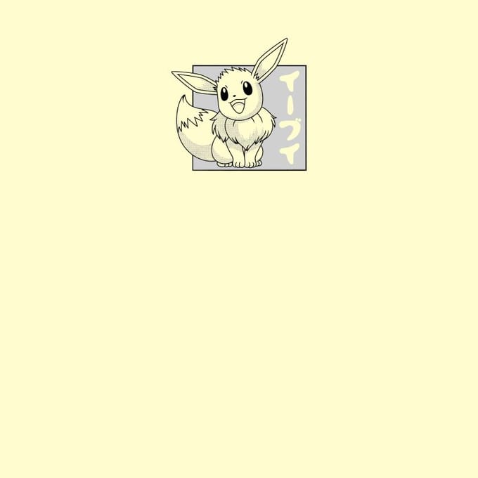 Pokémon Eeveelution Unisex T-Shirt - Cream - XL