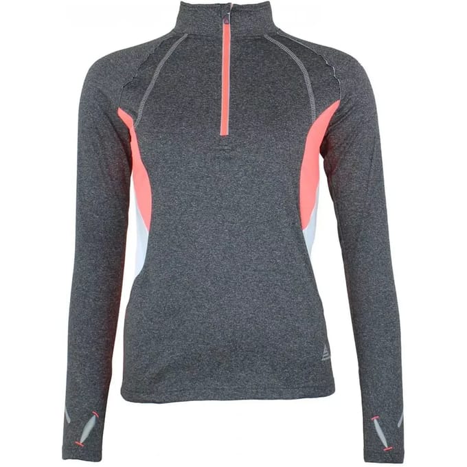 1st skin T-shirt met rits Peak Mountain Ankora