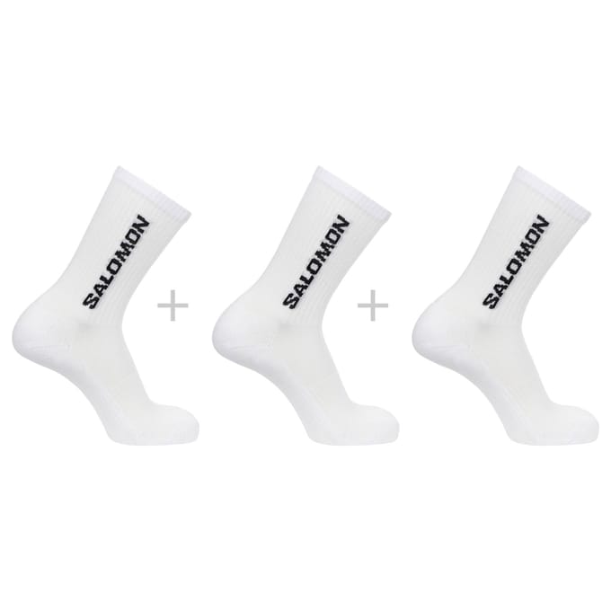 Salomon Everyday Crew, sokken, 3-pack, wit