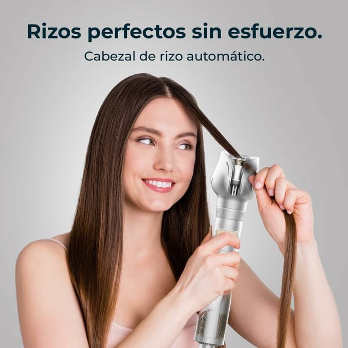 Keramische Stijlborstel Cecotec CeramicCare 6in1 Gyro Zwart Grijs Plastic