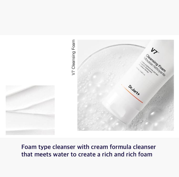 Dr.Jart+ V7 Reinigingsschuim 100ml white