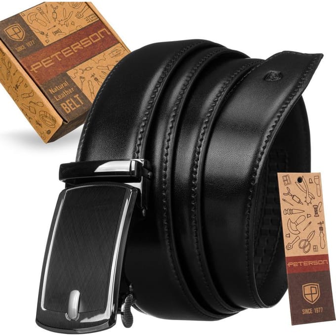 PU+lederen band 35 mm PTN AB35-105-02-PUL ZWART