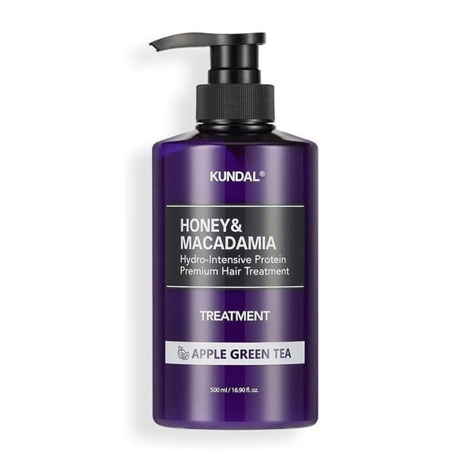 [KUNDAL] Honing & Macadamia Behandeling #Appel Groene Thee (Oude versie.) 500 ml