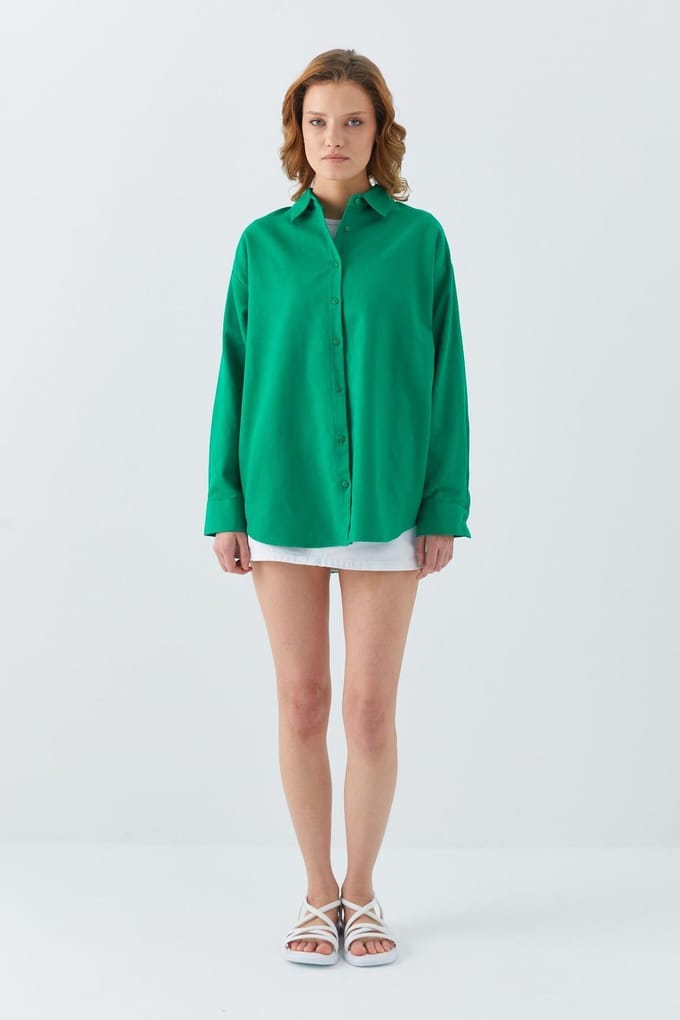 Oversized Popeline Shirt