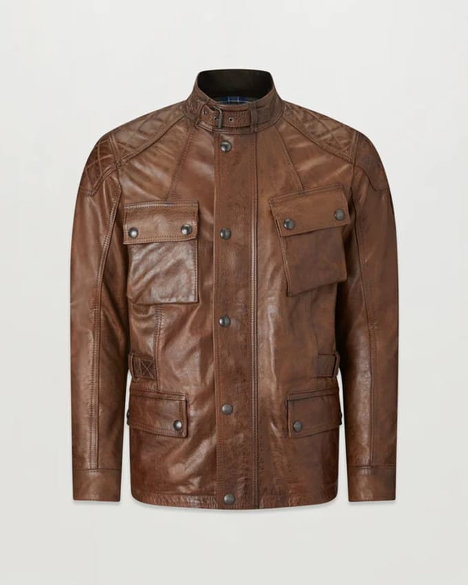 Belstaff Turner Bruine Leren Jas - Jas