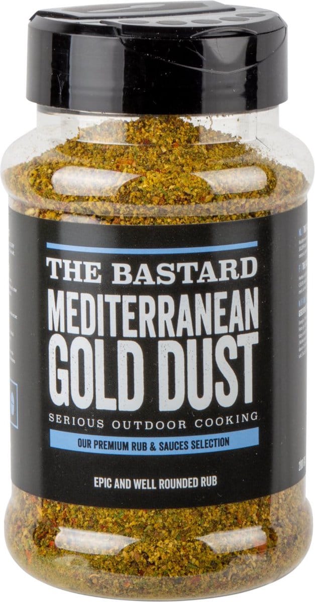 The Bastard - Mediterranean Gold - BBQ Rub - Barbecue Kruiden - Specerijen