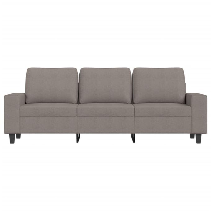 vidaXL - Driezitsbank - 180 - cm - stof - taupe