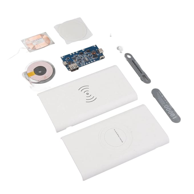 10000 Milliampère Polymeer Lithium Ion Batterijcel TYPE C Mobiele Voeding Accessoire white