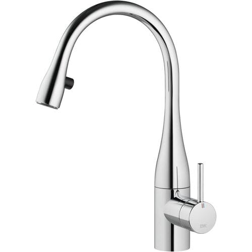 KWC EVE single-lever sink mixer with LUMINAQUA LED technology, 19 cm projection 10.121.102.000FL